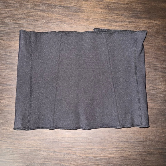 Skims Waist Trainer Hook And Eye Closure Black Nylon Spandex Women’s Size Large - Picture 2 of 8